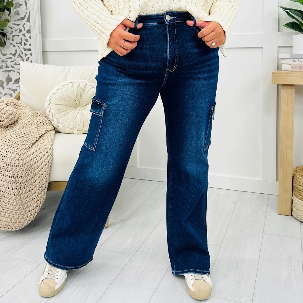 Moco Lovervet Denim Cargo Jeans - 24W